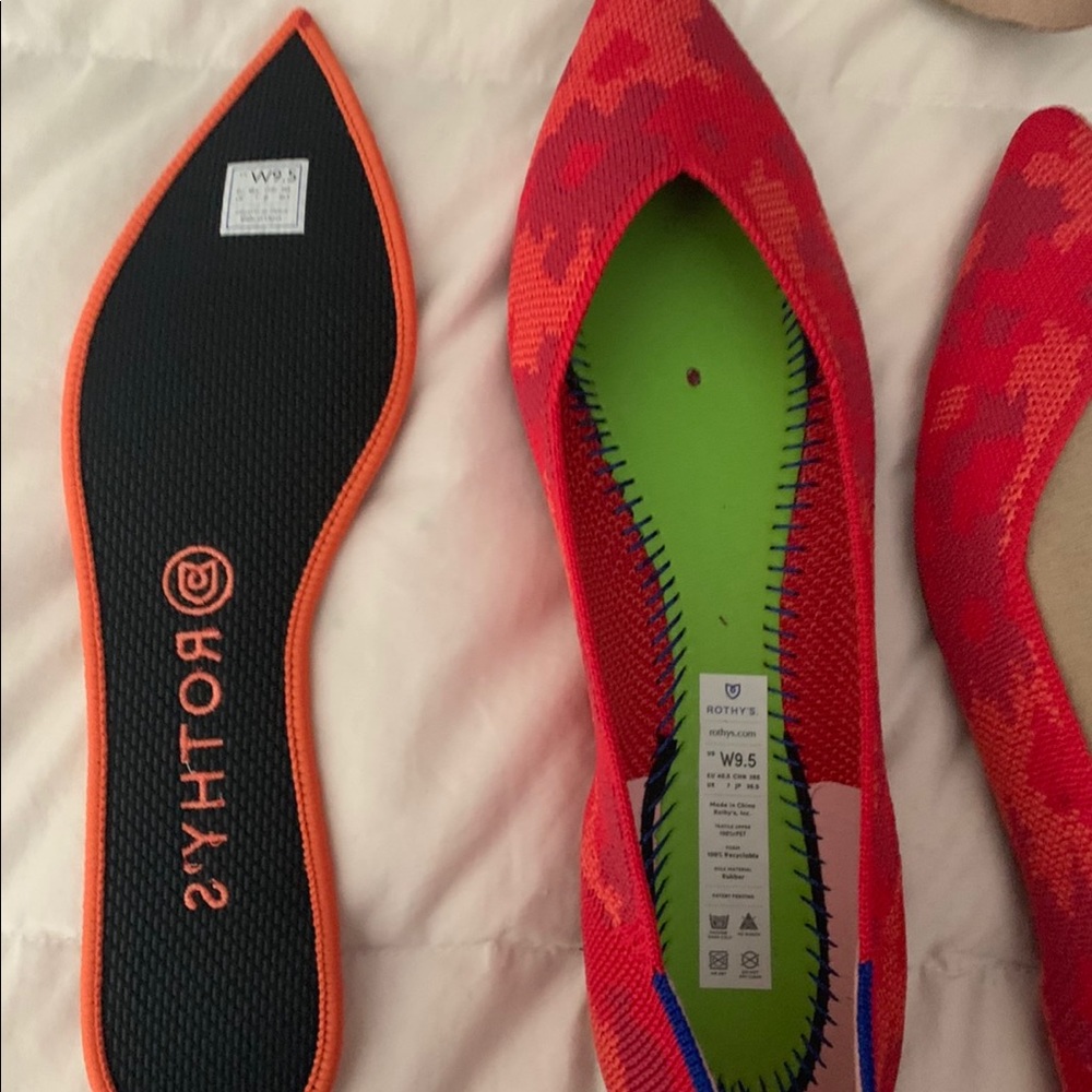 Genuine Rothys  style Red Bontiancamo